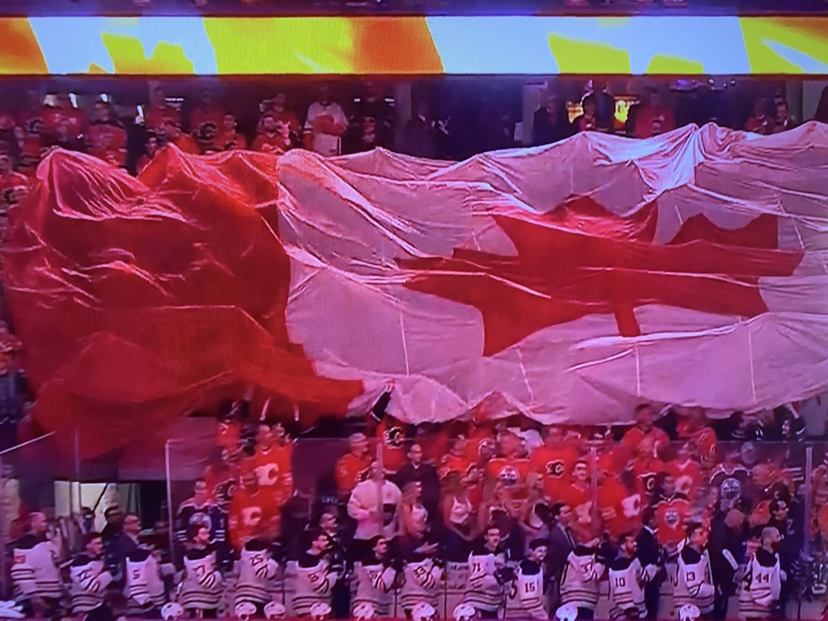 cbsHeather's tweet photo. Letโs GO FLAMES!! This is not over!! #wewantthecup #fireitup #Flames #CofRed #Redlot #nhl #yyc No hierarchy here, just the #democracycalledtheFlames #ChrisSutter ๐ฅ๐จ๐ฆ๐๐ https://t.co/3KW5ymQIH4