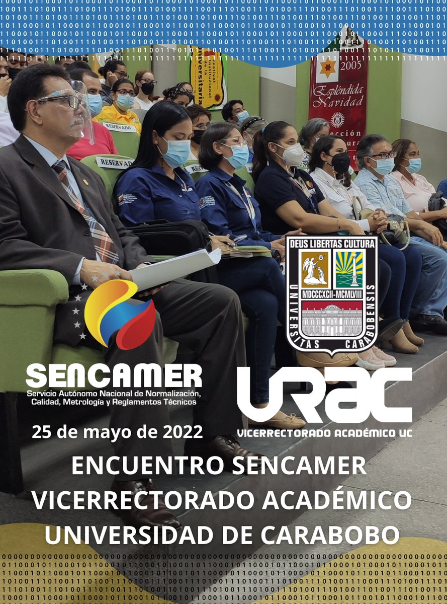 viceacademicouc's tweet photo. El 25-5-22 en el Auditorio de @facytuc_oficial, con @UlisesRojasUC, profesores, jefes de laboratorios y estudiantes se efectuó el 1er encuentro entre la @UCarabobo y SENCAMER @CalidadEsVida para optar a la acreditación https://t.co/IwN4OmH2lQ https://t.co/3VELX3KS4p