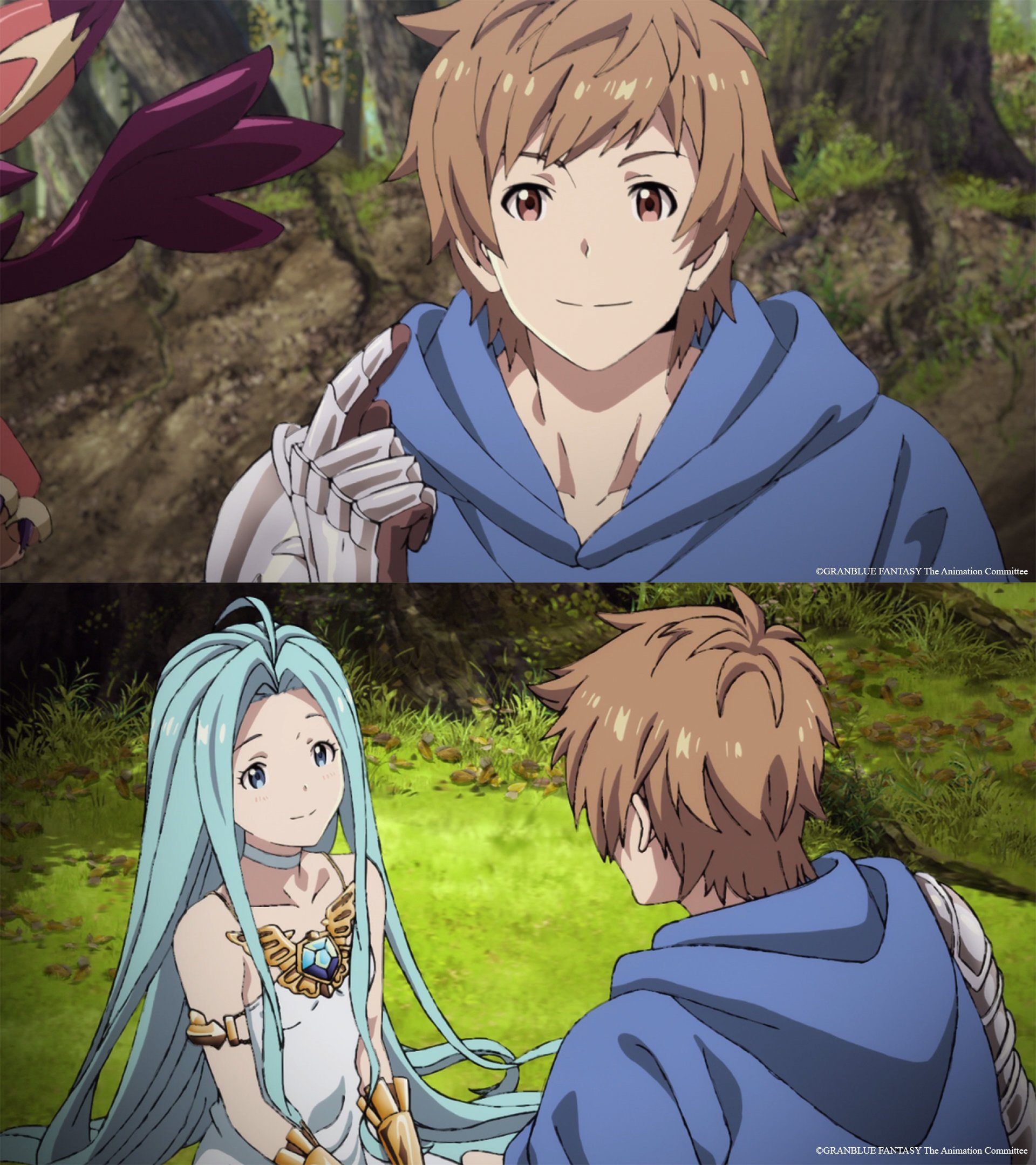 Cygames on X: The moment Gran and Lyria first met. From Granblue Fantasy:  The Animation #CygamesAnimation  / X