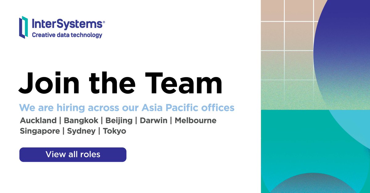 InterSystems Asia Pacific tweet media