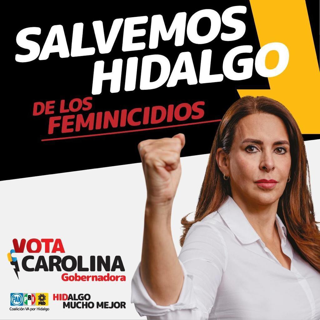 PRI_CMTula's tweet photo. @caroviggiano blindará nuestra entidad para que la delincuencia y el peligro se queden fuera de Hidalgo. #CaroGanóElDebate https://t.co/vNHcBIM77P