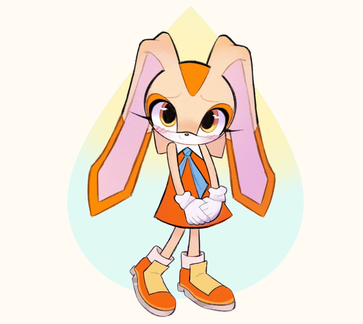 「Cream 🐇🍦🫧 #sonic #creamtherabbit 」|amiga 🌷のイラスト