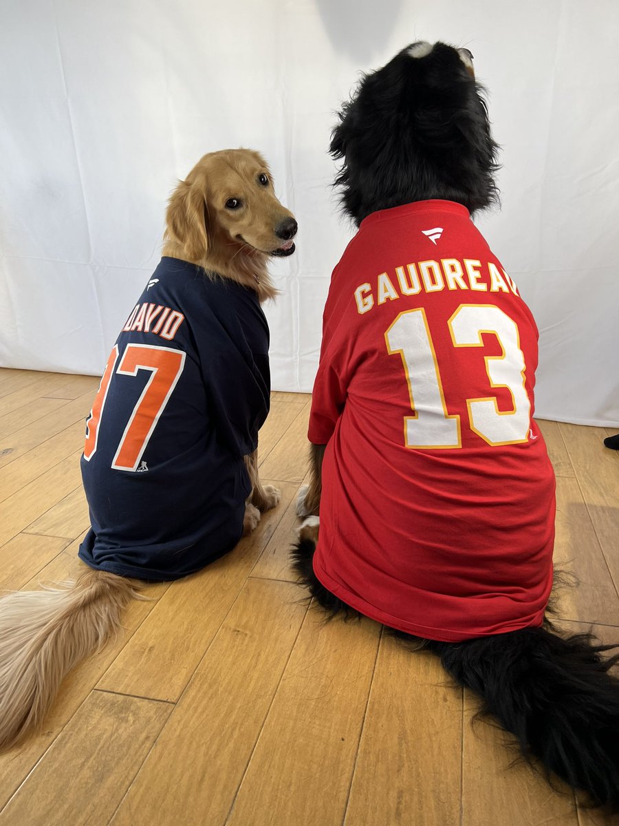 bunsenbernerbmd's tweet photo. It’s the battle of Alberta!
The Oilers have the Flames on the ropes but the Flames are LA LA LA UNDETERRED!! 
#Oilers #Flames #Hockey https://t.co/VoRtVGzsFt
