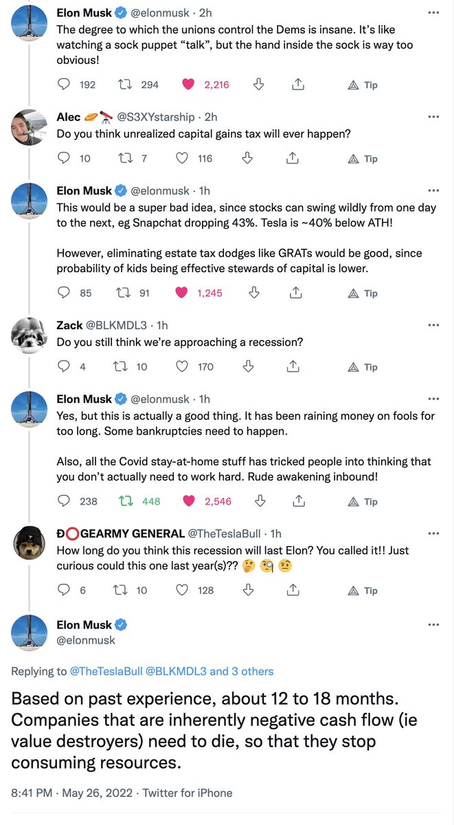 Richest man in the world having an economics discussion with a bunch of randos. How Twitter was supposed to work.