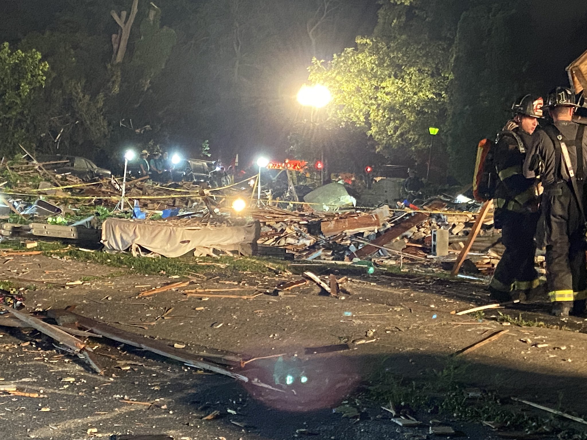 Evan Brandt on Twitter "The scene of the explosion on Hale Street in