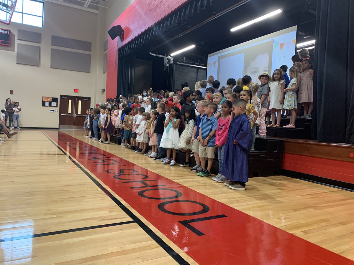 WC_WolfPack's tweet photo. Our Kindergarten team crushes it again. An amazing end of year celebration for these first year WolfPack members. They’re ready!! https://t.co/33bWcXq4Le