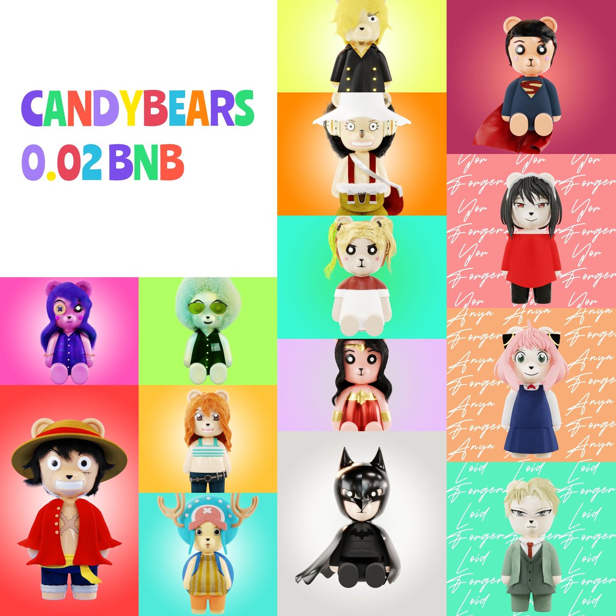 Gm guyss!! Feel free to check out all the available candy bears for only 0.02 bnb😆. 
#pentasian
#bnb
app.pentas.io/collection/can…