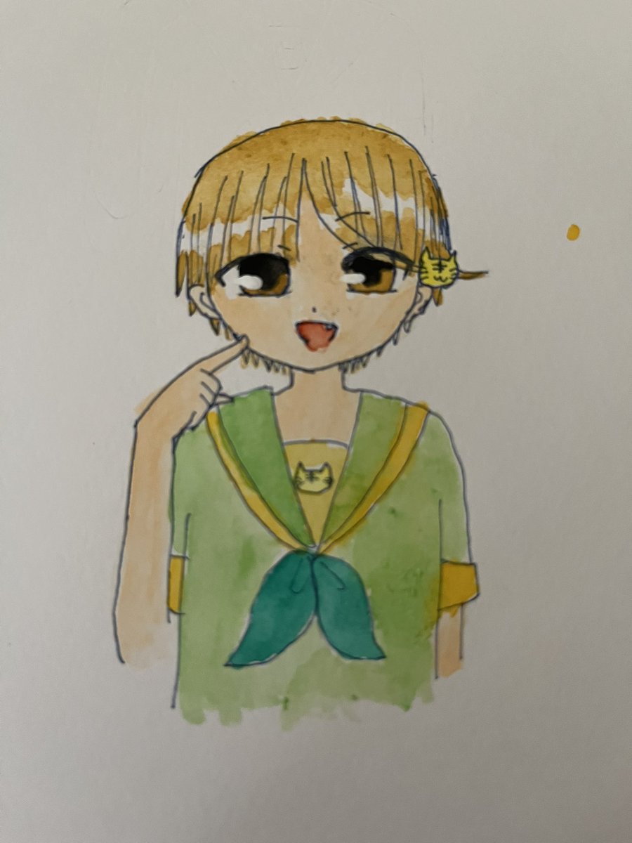 nushi01's tweet photo. オリキャラ描き合いっこしませんか!?拙い絵ですが、精一杯描かせていただきます🙏
FF外からでも大丈夫です！
我が家のオリキャラ資料載せておきます https://t.co/MTkLG1Swmw