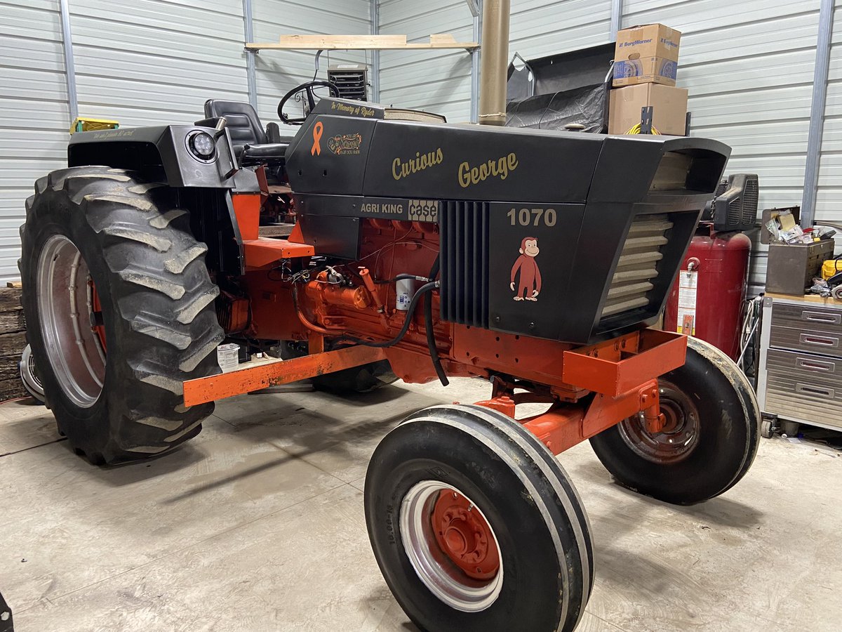 Can’t wait pulling season is about to start. Be safe and have fun Curious George is getting excited.