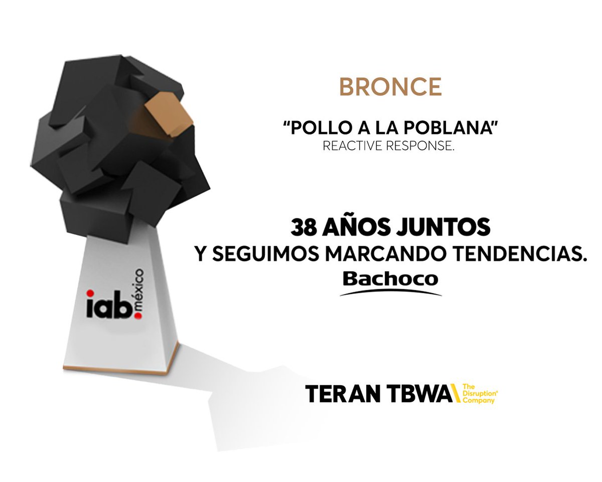 Nos sentimos orgullosos de ser reconocidos por marcar tendencias y compartir junto a Bachoco grandes ideas.

<a href="/bachoco/">Bachoco</a> #iabmx