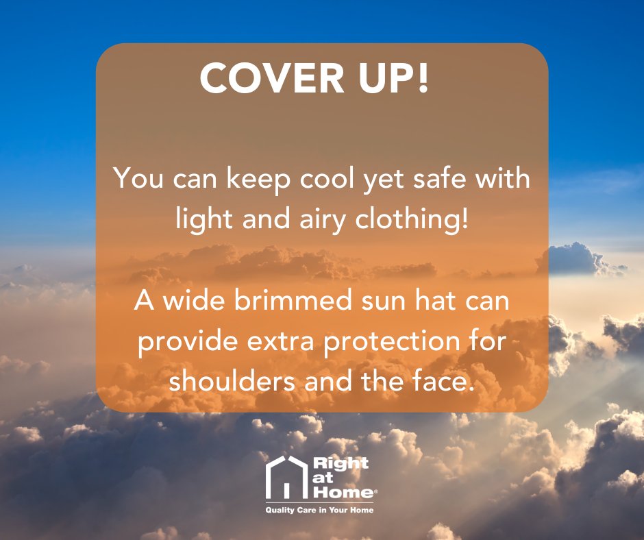 rightathomeEHHF's tweet photo. As the weather gets warmer and the sun shines brighter, make sure you keep safe in the sun with our simple tips! ☀️ https://t.co/1c06cn8oaR