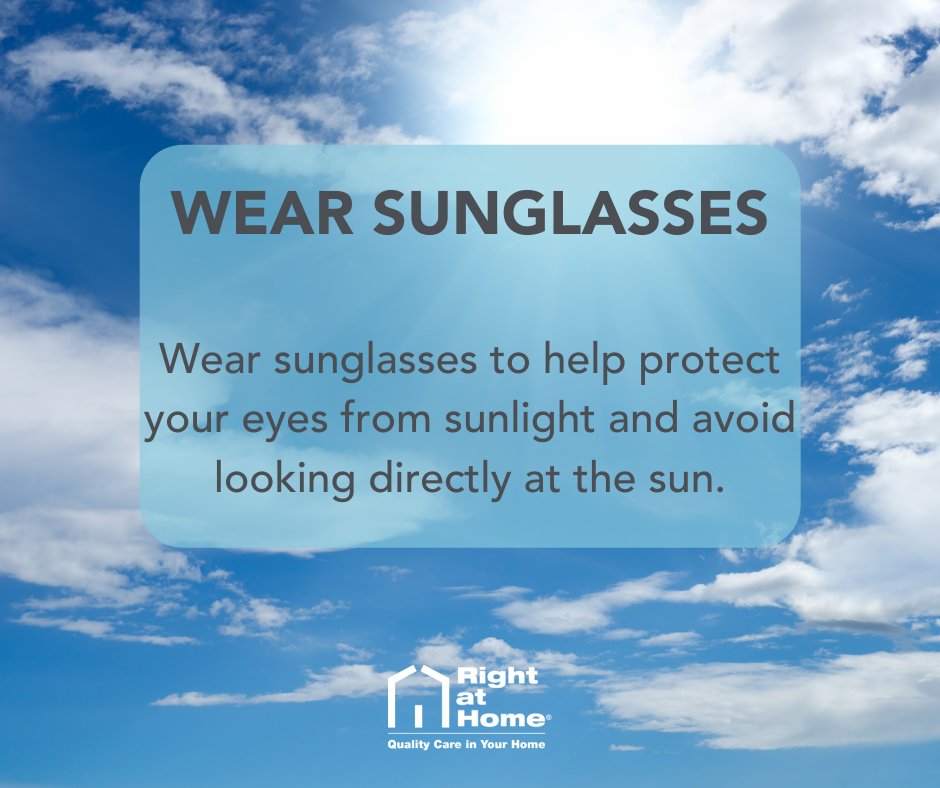 rightathomeEHHF's tweet photo. As the weather gets warmer and the sun shines brighter, make sure you keep safe in the sun with our simple tips! ☀️ https://t.co/1c06cn8oaR