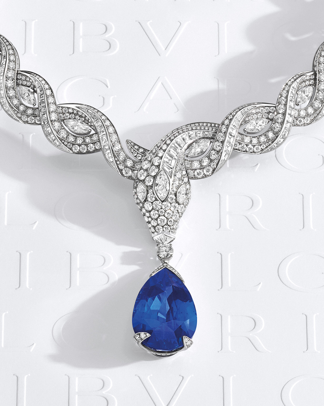 Bvlgari necklace blue hotsell