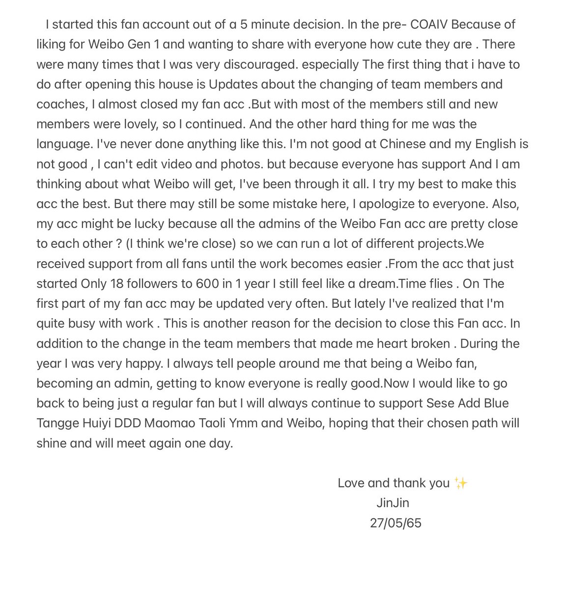 weiboidvth's tweet photo. 📣 Announcement from admin

"Not together only in the heyday, but together even in the downturn.”✨
 
But now it's time to say “goodbye” 🥹
Always support “Weibo” ❤️

:more details 👇🏻 https://t.co/Ew1bFPm0SV