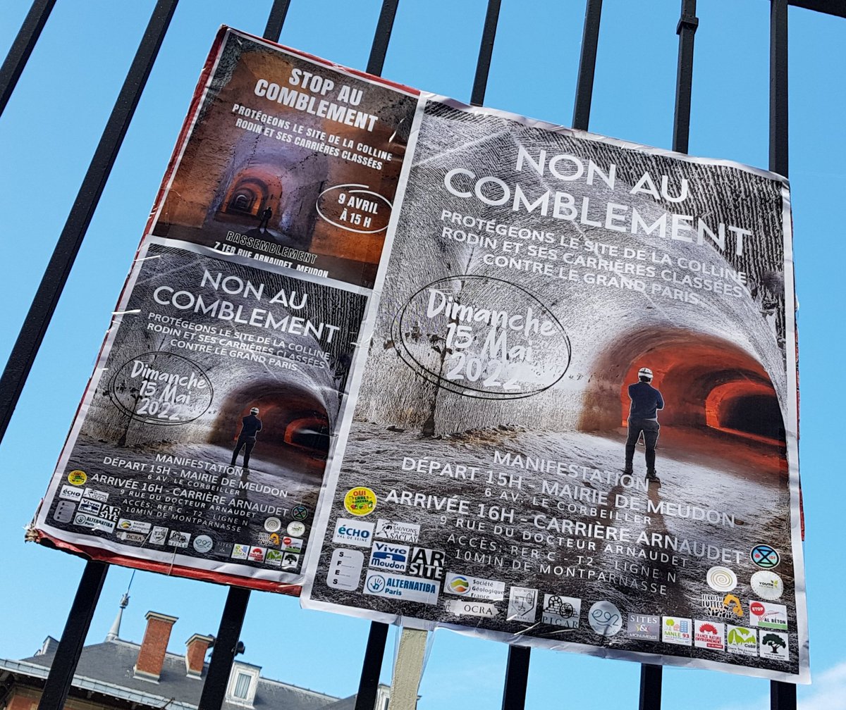 ⚠️ 📢 Une conférence de presse est organisée ce lundi 30 mai à partir de 18h devant la carrière #Arnaudet à #Meudon (9 rue du docteur Arnaudet). Voici notre communiqué. (Merci <a href="/SPPEF/">Sites & Monuments</a> <a href="/adriengoetz/">Adrien Goetz</a> de <a href="/AcadBeauxarts/">Académie des beaux-arts</a> <a href="/FNEasso/">📦🦋 France Nature Environnement</a> et <a href="/DidierRykner/">Didier Rykner</a> de <a href="/ltda/">heber cruz</a>) ✊ #SauvonsArnaudet !