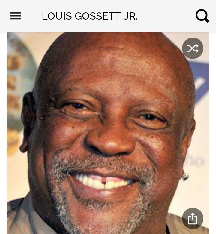 Happy birthday to this great actor.  Happy birthday to Louis Gossett Jr. 