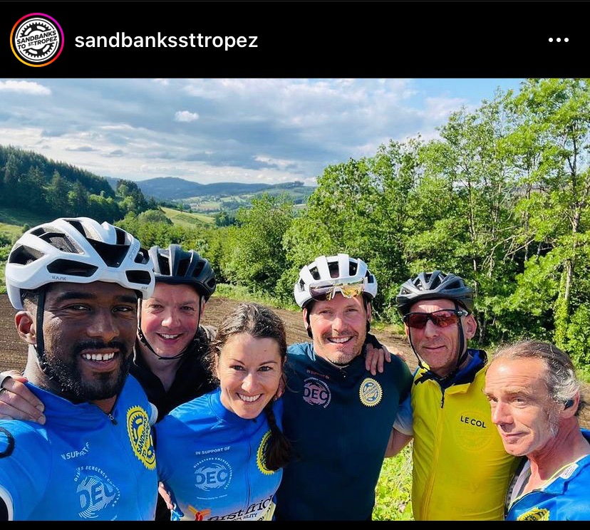 Steep climb to the top yesterday - Sylvain &amp; the team looked relieved, tired &amp; hot 🥵 
TODAY 10Friends complete their #10Day charity fundraiser. They’ve absolutely pushed themselves to their limits 👏🏽 It’s been relentless with lots of highs &amp; lows 
<a href="/decappeal/">DEC</a> #UkraineRussiaWar