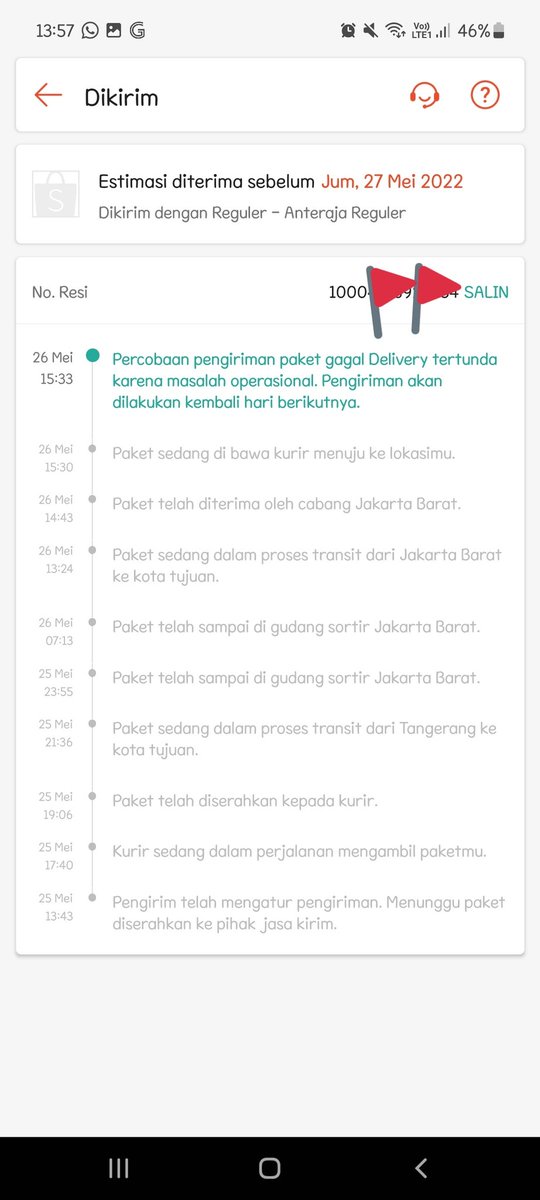 Elcha_Junsu's tweet photo. @anteraja_id apa ini maksudnyaaaa? ga jelas amat ga ada hujan ga ada angin https://t.co/wYSLmGDQLJ