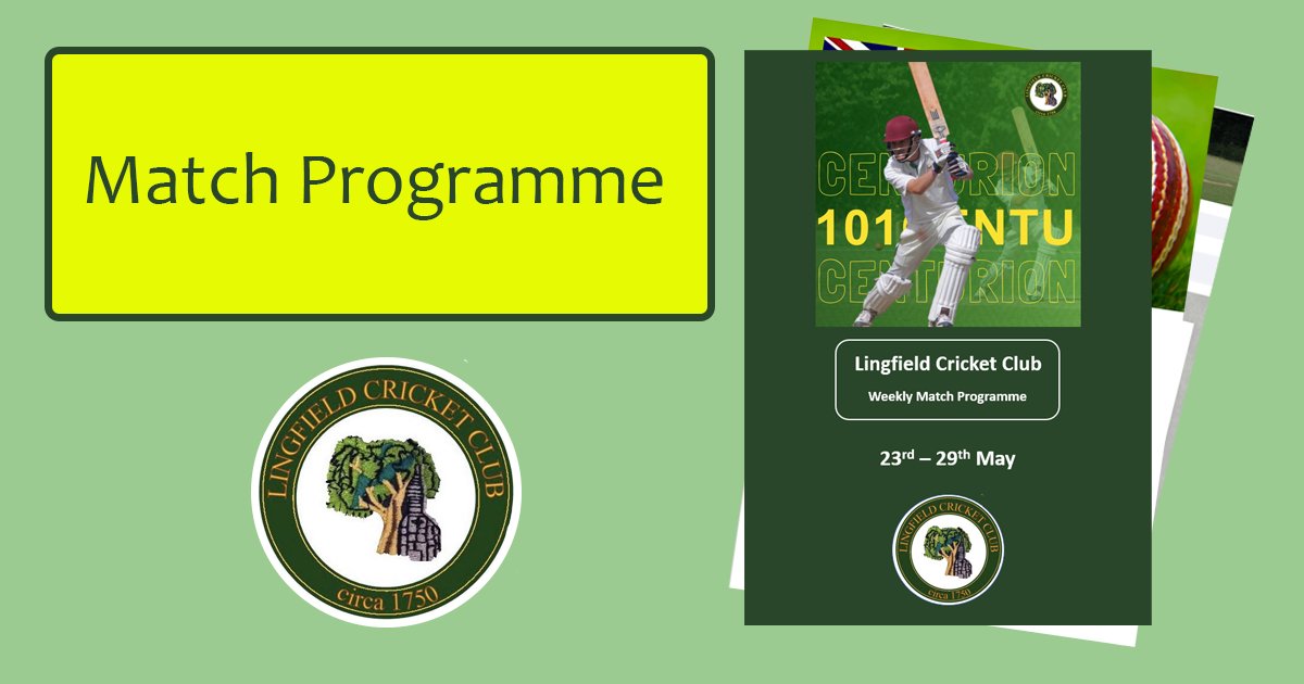 Latest edition of the LCC weekly match programme now LIVE!

Details of upcoming senior and junior fixtures, match reports from last weeks games plus Woman's cricket and Jubilee Cricket.

Read the programme here:
flipbookpdf.net/web/site/48fa4…