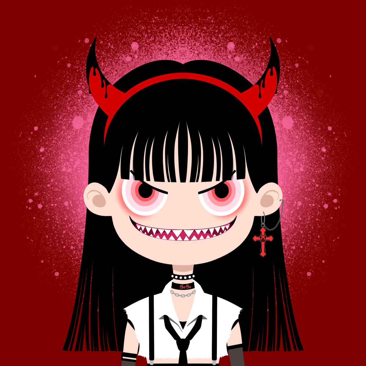 Metabebe_'s tweet photo. #nft #knftsz #rhythmical 

⚡️😈NEW DROP😈⚡️

악마를 숭배하는 해골단 베베 민팅되었습니다!😈💜
🖤리스팅 21시
🖤레어등급(45klay)
베베가 큰 사고를 치기 전에 호다닥 찾아주세요❤️❤️❤️
https://t.co/TbV4HCNm9L https://t.co/ahAdVq6nzs