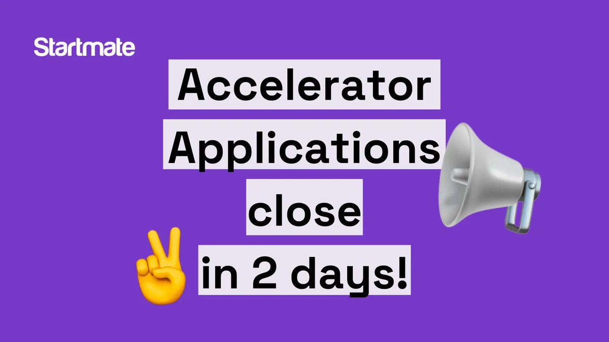 Startmate tweet media