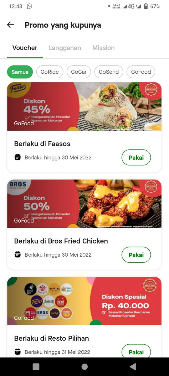 nimeajNa_Dream's tweet photo. WTS voucher goride, gocar, gosend, gomart, gofood
#zonaba #zonauang #Zonajajan 
#zonaba https://t.co/gN45xUbqza