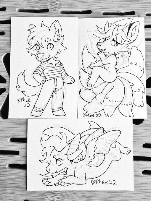 still working through table comms from furdu... these little ones are honestly SO fun 🥺 