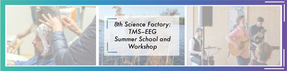 Don’t forget to register for the 8th Science Factory: TMS–EEG Workshop and Summer School. The registration period for the event is still open for a week, until June 2, 2022, with the event taking place September 16-21, 2022. More details: aalto.fi/en/events/8th-…