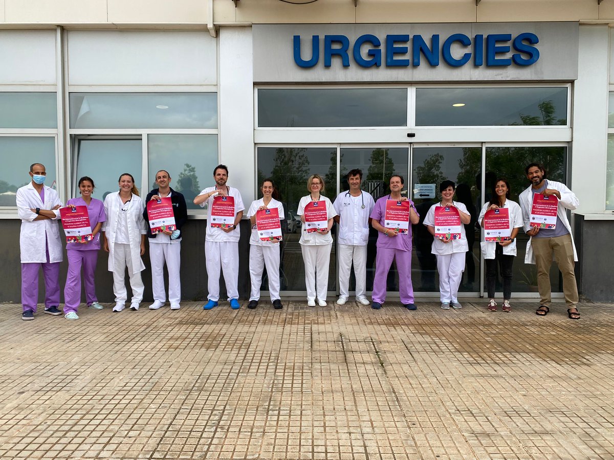 Hoy, 27 de mayo, es el Día Internacional de las Urgencias y Emergencias. Seguimos reivindicando la creación de una especialidad necesaria, que es una realidad en más de 100 países del mundo y el 90% de países de Europa.
#EspecialidadUrgenciasYA 
#EmergencyDay 
<a href="/sanidadgob/">Ministerio de Sanidad</a>