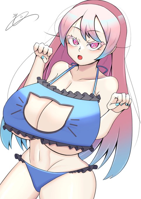 【再掲】猫ランジェリーこころちゃん #5月26日はこころの日 #秦こころ #東方Project  #Touhou 