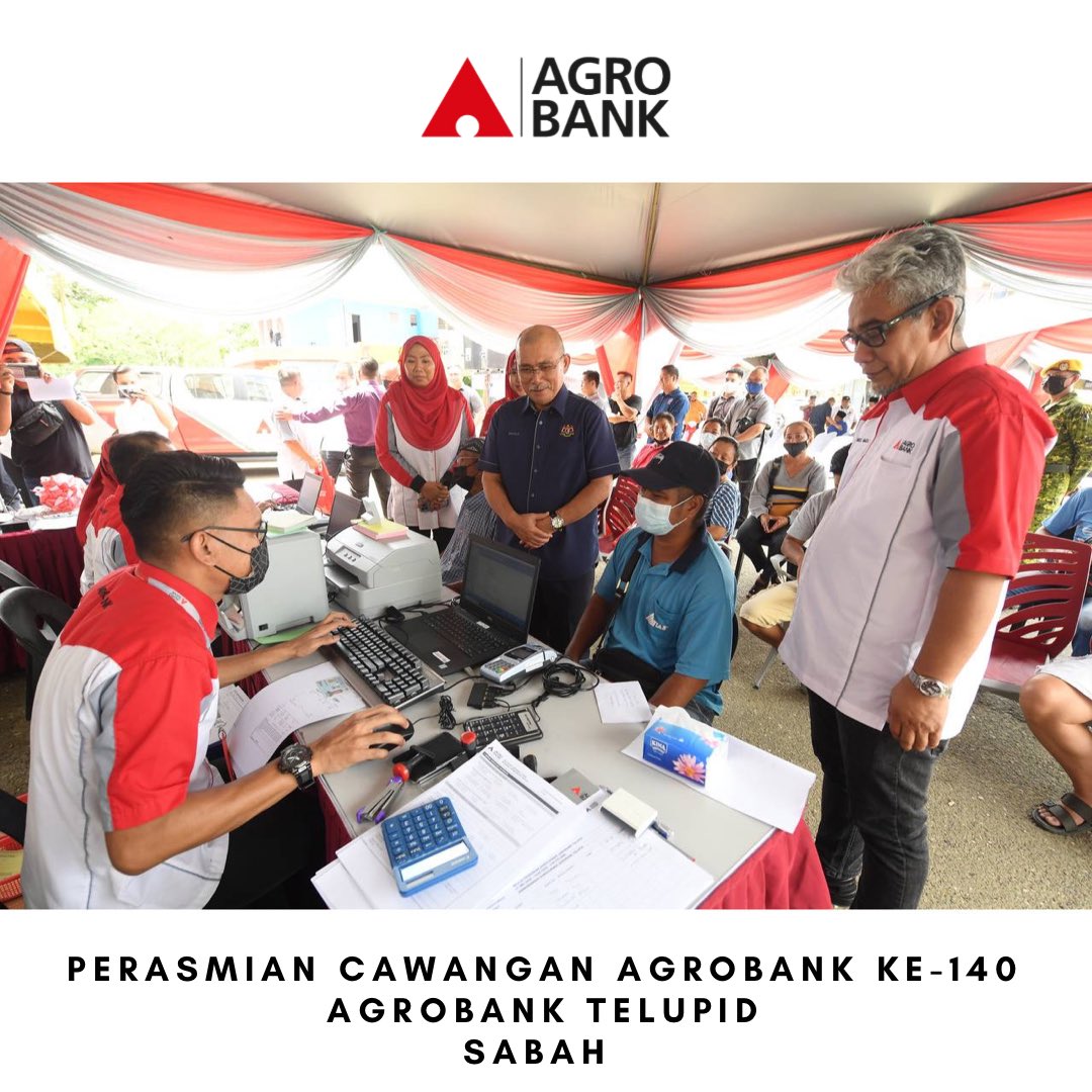 AgrobankMY's tweet photo. Agrobank rasmi cawangan ke-140 di Telupid, Sabah

https://t.co/1vzkoewMFz https://t.co/1jUIZdb8jC