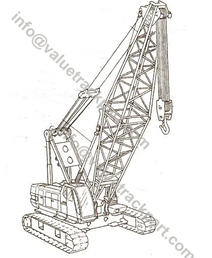 Do you know the components of #Crawler #Crane?
The composition includes fetching device, crane jib, slewing part, walking part, weight, power plant, etc.
We mainly produce these walking part--Crawler Crane #UndercarriageParts 
contact us. E: info@valuetrackpart.com
#crawlercrane