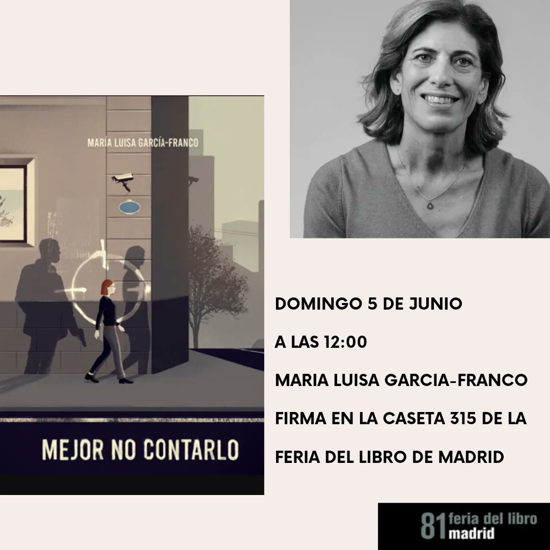 Hoy comienza la <a href="/ferialibromad/">Feria Libro Madrid</a> 
Os dejamos las fechas y horas de nuestr@s autores@ que firmarán en la caseta 315 de <a href="/Interleo_/">Interleo Libros 📚</a> 

<a href="/IvnBaeza/">Iván Baeza</a> <a href="/MLuisaGFranco/">María Luisa García-Franco</a> <a href="/NataliaSancha/">Natalia Sancha</a> <a href="/juandeonate/">Juan de Oñate</a> 

⬇️⬇️⬇️