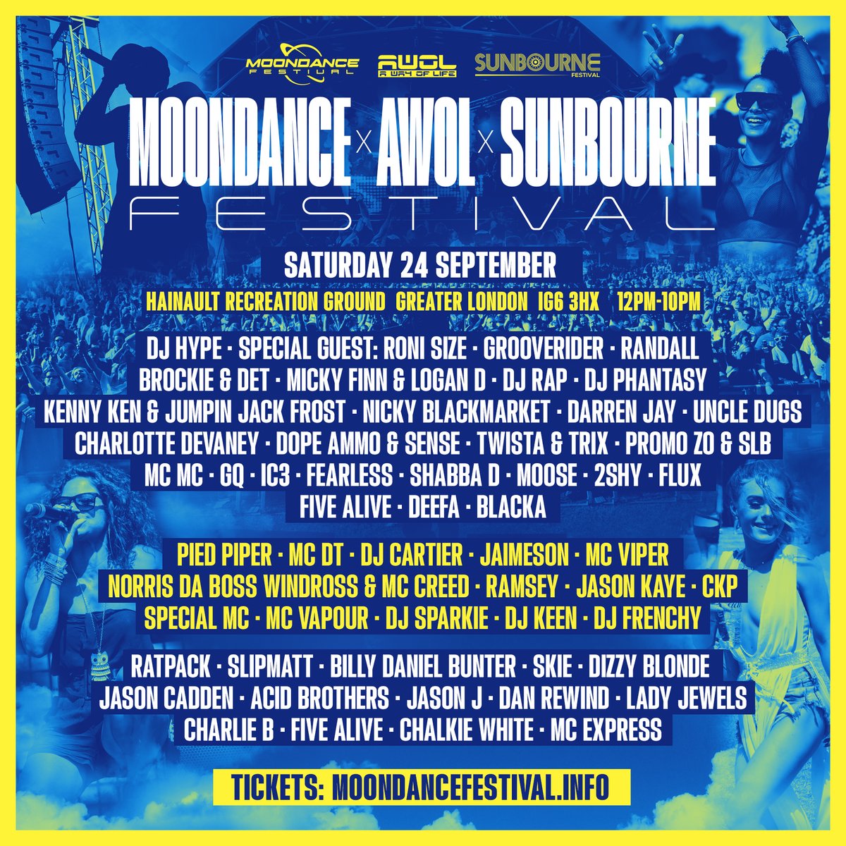 Moondance Festival line up announced! £20 tickets: moondancefestival.info 
<a href="/RatpackUK/">RatPack</a> <a href="/Slipmatt/">Slipmatt</a> <a href="/DJBillyBunter/">BILLY DANIEL BUNTER</a> <a href="/DJSKIE/">Skie</a> <a href="/dj_jason_j/">Jason j</a> <a href="/jasoncadden/">jason cadden</a> <a href="/DanRewind/">Dan Rewind</a> <a href="/mc_chalkiewhite/">MC CHALKIE WHITE</a>