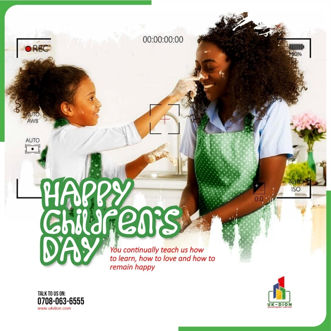 ukdiongroup's tweet photo. Children continually teach us how to learn, how to love and how to remain happy....

Here's to "a better future for every child" 
From all of us at UK-DION GROUP

#HappyChildrensDay 🎈
#wesimplyaddvalue https://t.co/JaToLBEZG9