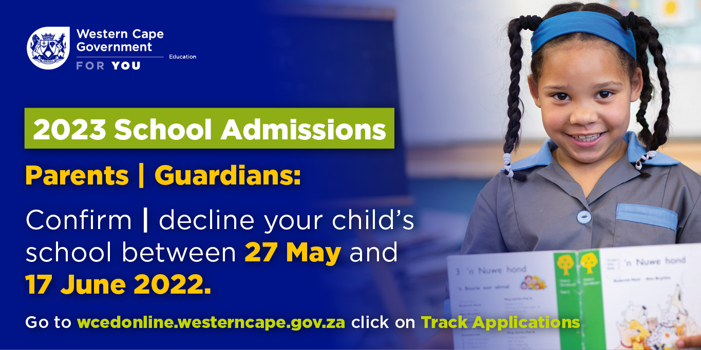 WCEDNews on Twitter "Registered users on the WCED admissions website