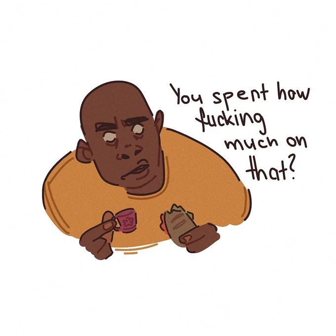 I present you Russel drinking tea out of toy teacups they bought for Noodle 