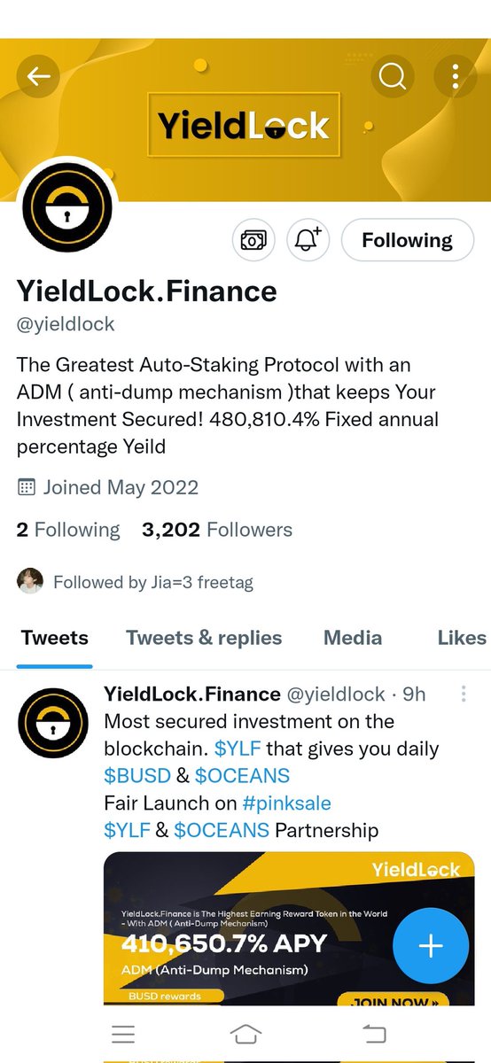 aiaisel731's tweet photo. @ladyincrypto @wonmfs @yieldlock Done https://t.co/411dQZgsJt