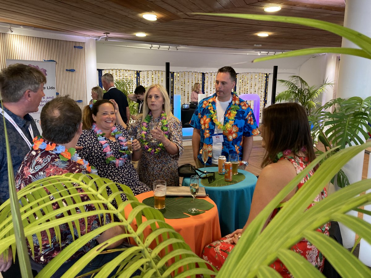 BARremovers's tweet photo. #BARConference 2022 Jersey highlights: The Friday 'party' evening took place at the stunning Lido with the tide coming in all around. With fire performers, welcome drinks, a buffet, dancing and a spectacular fireworks display we really 'pushed the boat out' this year! https://t.co/ZwpMN9BcCD
