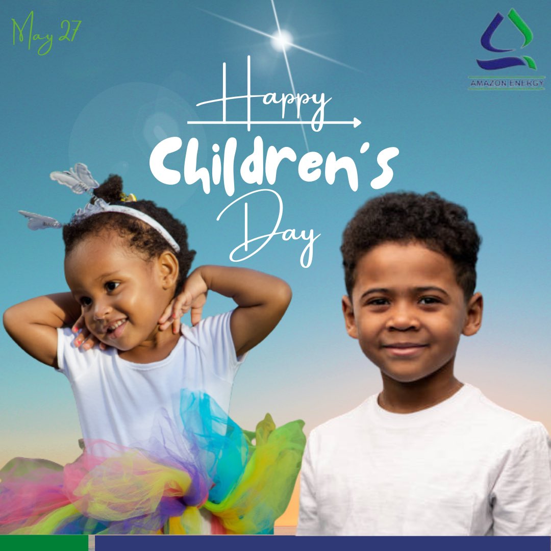 AmazonEnergyLtd's tweet image. Children are the most valuable resources and our hope for the future. 

Happy Children's Day!

#AmazonEnergy
#EPC 
#engineering 
#happychildrensday