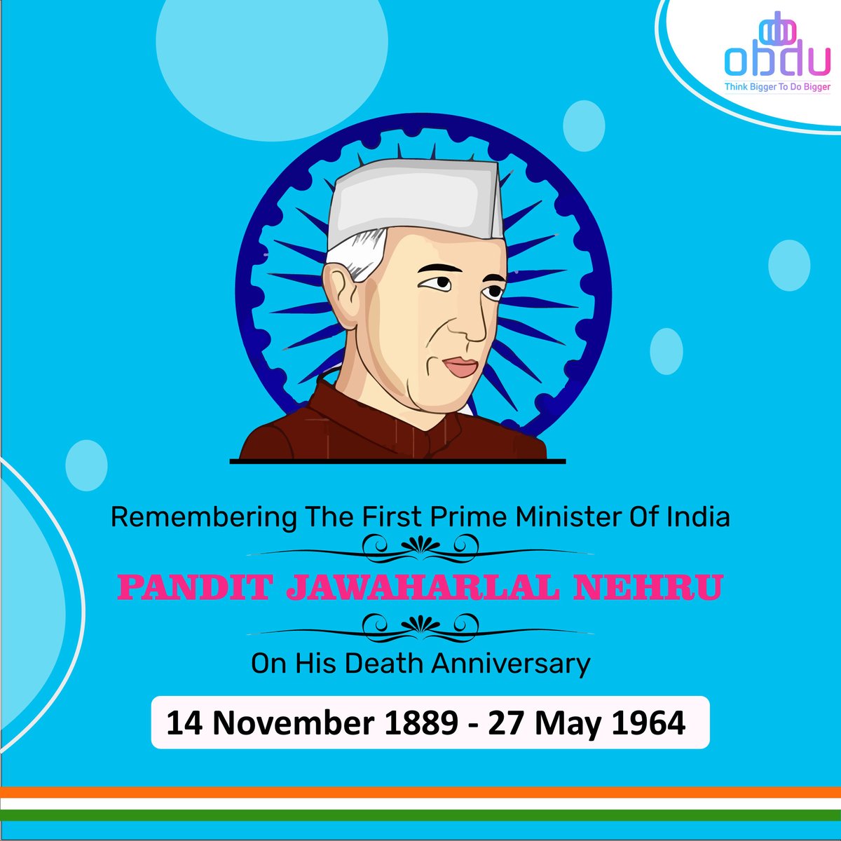 obdushop's tweet photo. Without peace, all other dreams vanish and are reduced to ashes - Pandit jawaharlal Nehru

Remembering pandit jawaharlal nehru on his death anniversary.

 #panditjawaharlalnehru #jawaharlalnehru #primeminister #obdugroup #obdu #obdushop #obducabs #gujarat https://t.co/HnhLuPQnZE