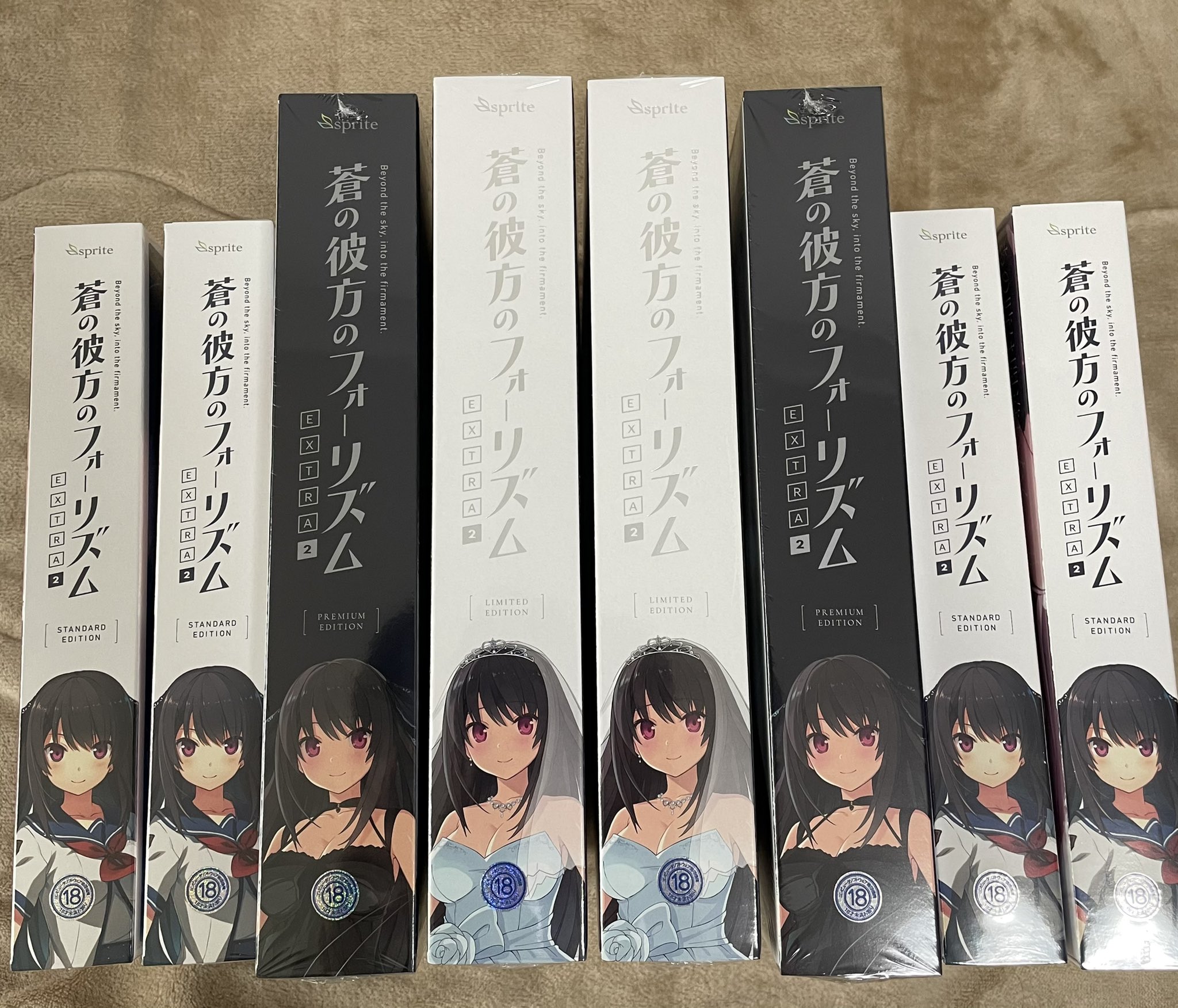 【非売品】蒼の彼方のフォーリズム 春夏冬ゆう 描き下ろし B2 ポスター ② 蒼の彼方のフォーリズム Visual Fan Book（タペストリー二種