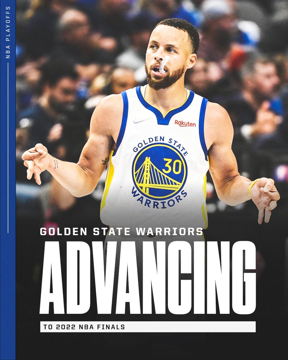 ESPNNBA's tweet photo. The Warriors are the first franchise to reach the NBA Finals six times in eight seasons since MJ's Bulls 🙌 https://t.co/gRGA7WTSWs