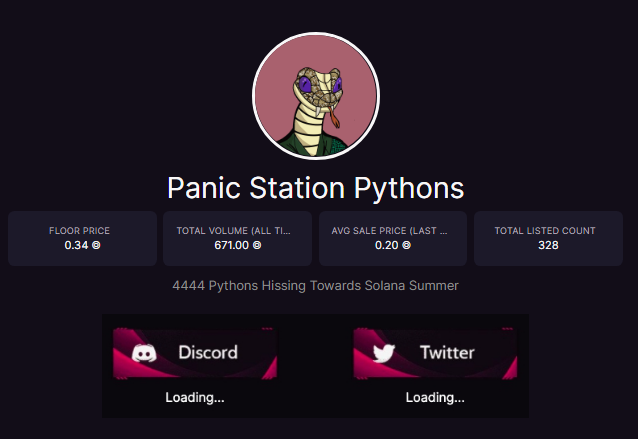 PythonsPanic's tweet photo. @Nate_Rivers Don't fade us! Grab one whilst they are cheap! 

https://t.co/d04vx85MCl

#DONTPANIC #HISSISH! https://t.co/HVcX8bblXn