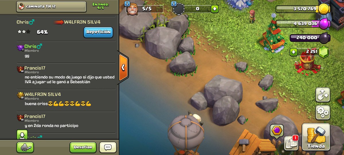 Gracias <a href="/FamilyGamerCoC/">Family Gamer COC</a> por el torneo de caminata 🔥 TH12 🔥🇵🇪🔥
fb.gg/v/dg05F05H4S/