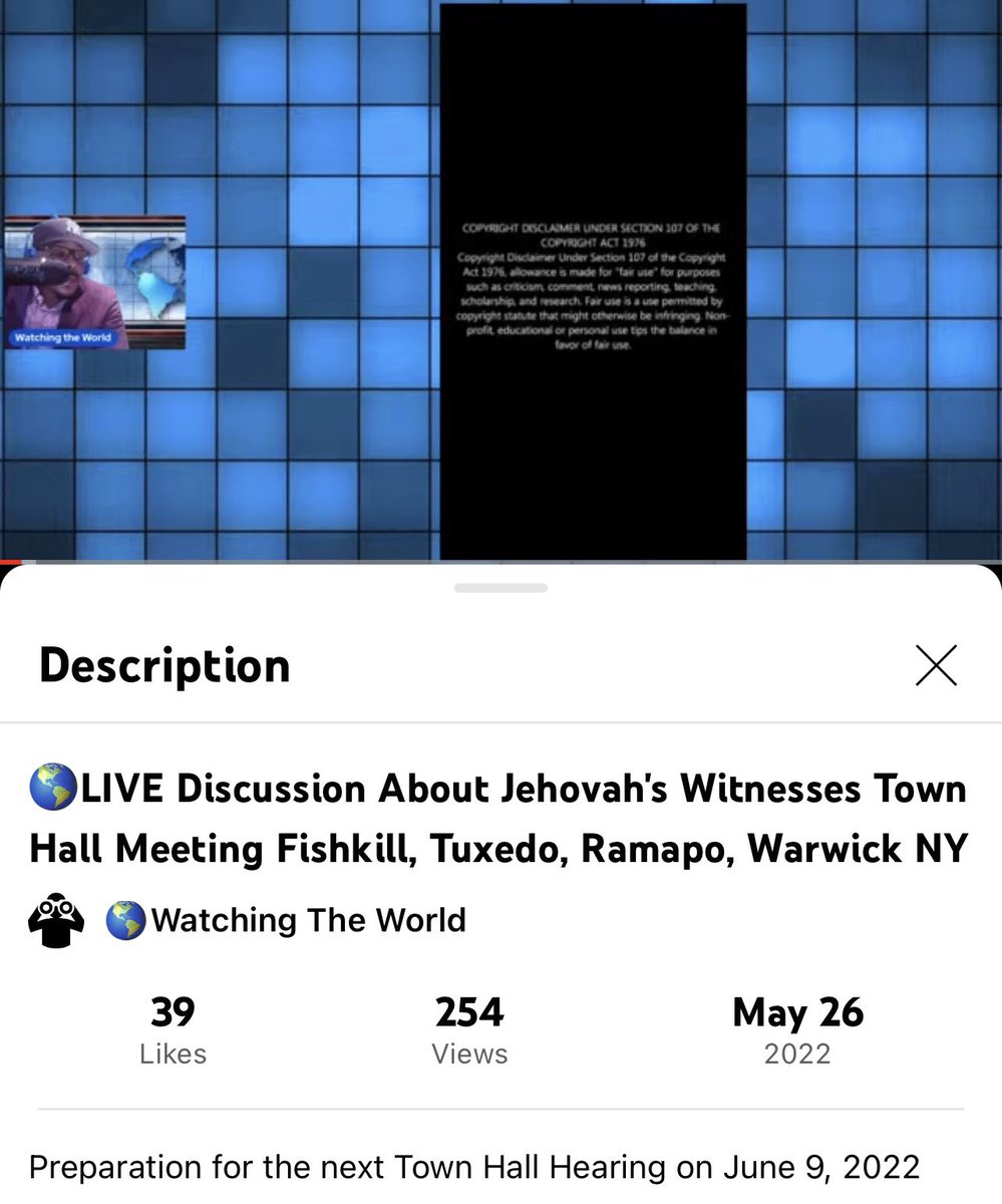 WTW_777's tweet photo. Just finished the LIVE steam about the plans for the next Fishkill #Watchtower public town meeting. #StayInformed #ThinkTank #ThisIsInMyBackyard #exJW #exBetheliteContent #watchingtheworld 🌎 #FollowTheMoney #FreeLabor #LIVE #activsm #jw https://t.co/ma6EogZN2F https://t.co/lrLBNz34fq