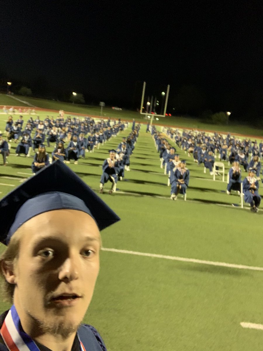 Jstapler83's tweet photo. After 12 long years, I’ve finally graduated. Now onto the next chapter of my life at @IWTigers https://t.co/DV2iC6LtRv