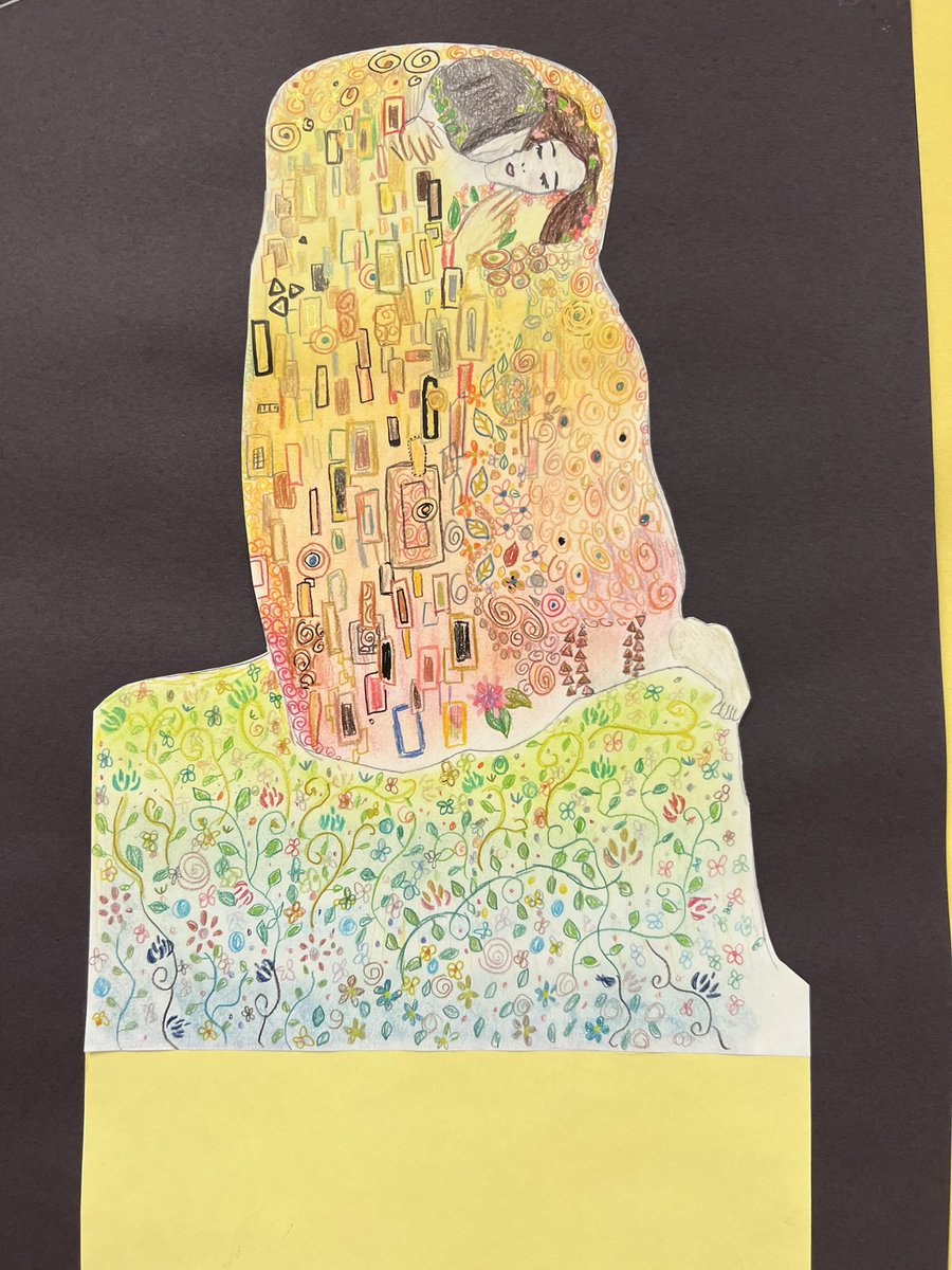 Art in middle school 💚💛