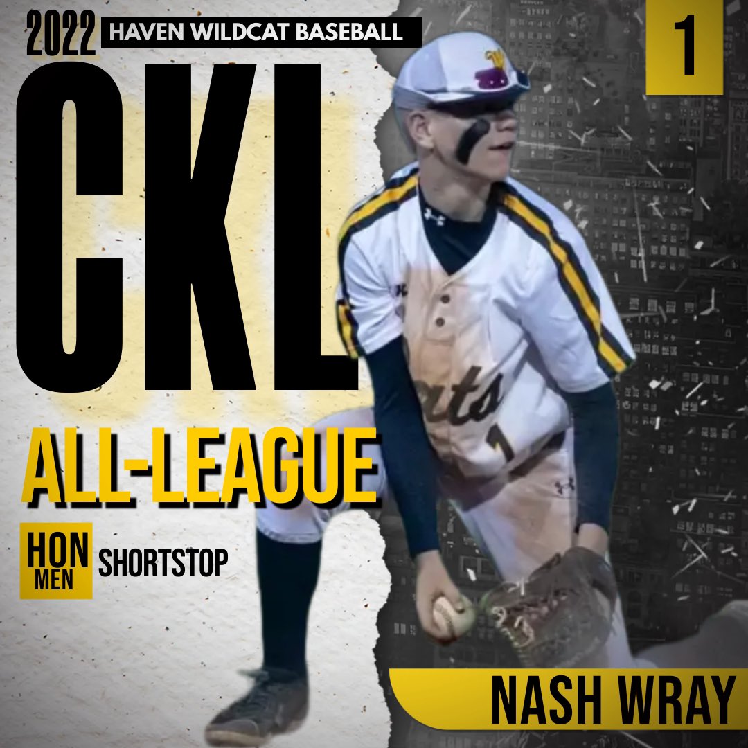 Congrats to Nash Wray for earning CKL honors!