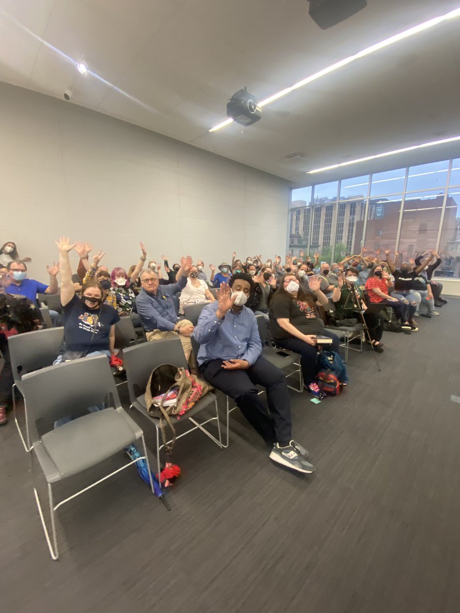 blackpotmojo's tweet photo. I had a wonderful time at the @madisonlibrary #Wisconsin Book Fest @WisConSF3 ๐ Thanks so much for coming to my reading & making the evening special! #wiscon45 https://t.co/A6sEfVCfNj